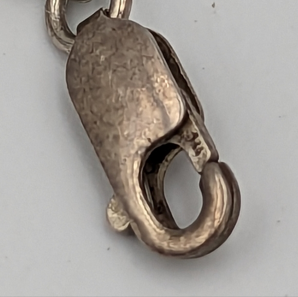 Vintage Lapis Lazuli Sterling Silver Necklace - Picture 8 of 11